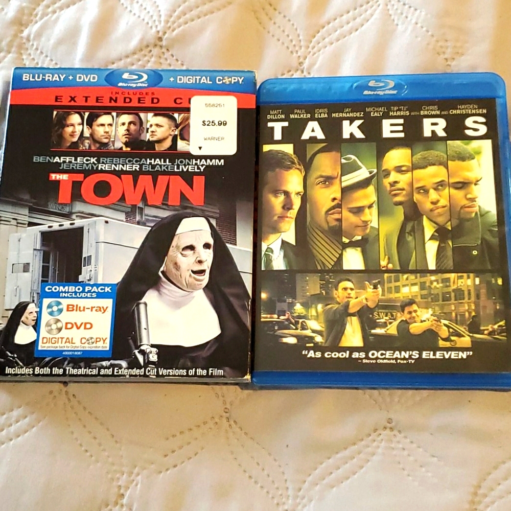 2 Blue Ray Movie Bundle